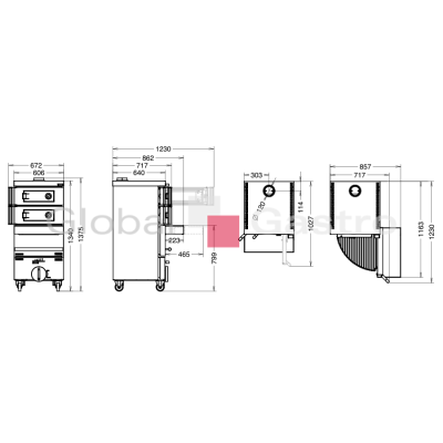 Pec na dřevěné uhlí PRO 2 plus | Estro 117331302
